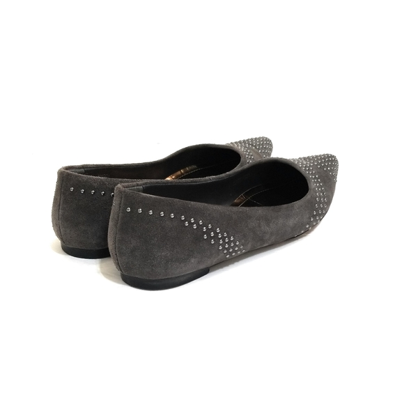 ELLEN TRACY Maddy Suede Studded Flats Size 8.5 - Picture 2 of 11